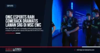 ONIC Esports Raih Comeback Dramatis Lawan SRG di MSC EWC