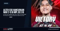 Alter Ego Hancurkan NAVI 2-0 di Laga Kedua MPL ID Season 18