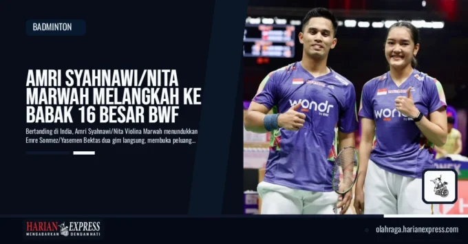 Amri Syahnawi/Nita Marwah Melangkah ke Babak 16 Besar BWF