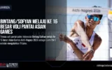 Bintang/Sofyan Melaju ke 16 Besar Voli Pantai Asian Games
