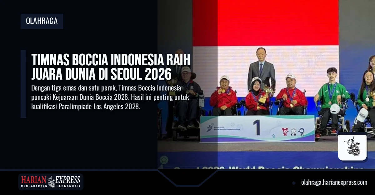 Timnas Boccia Indonesia Raih Juara Dunia di Seoul 2026