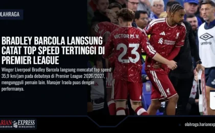 Bradley Barcola Langsung Catat Top Speed Tertinggi di Premier League