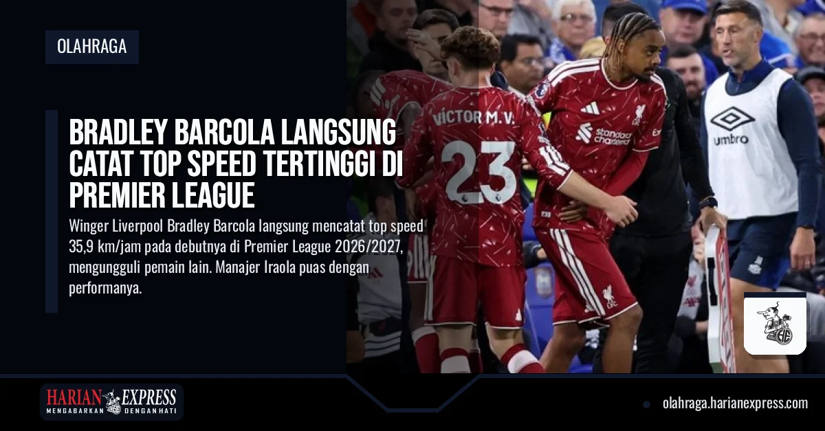 Bradley Barcola Langsung Catat Top Speed Tertinggi di Premier League