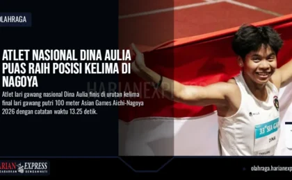 Atlet Nasional Dina Aulia Puas Raih Posisi Kelima di Nagoya Atlet Nasional Dina Aulia Puas Raih Posisi Kelima di Nagoya