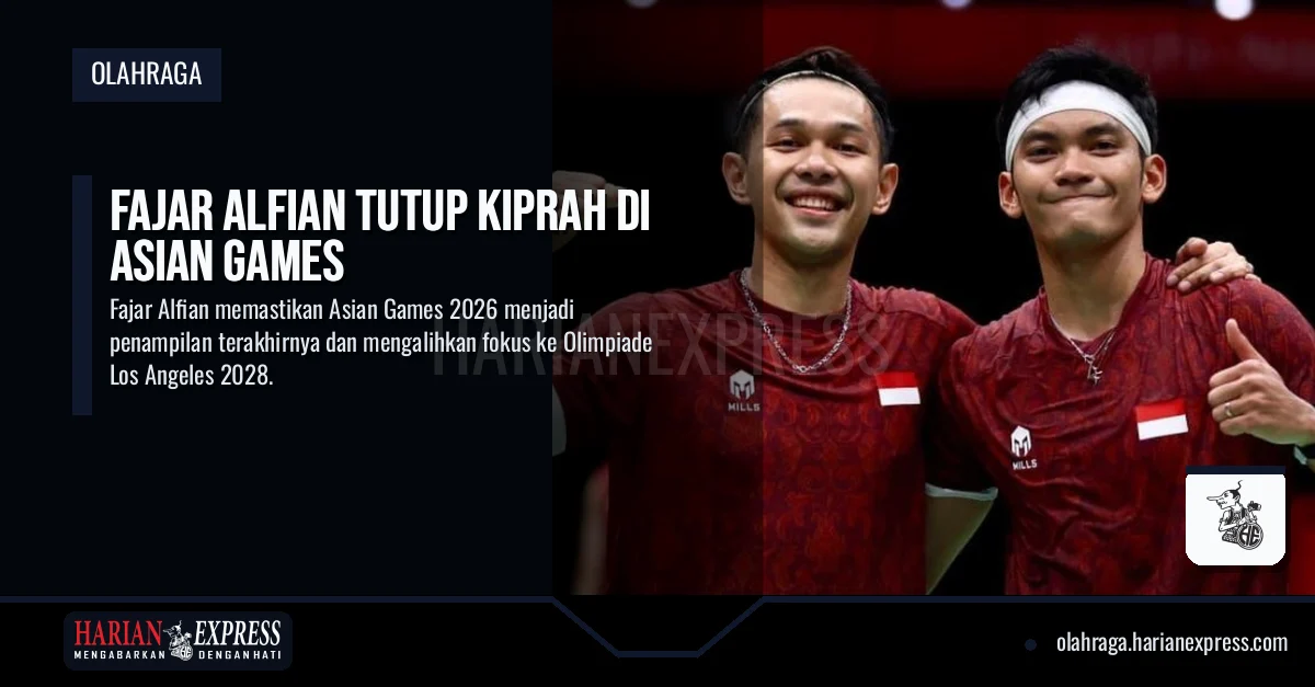 Fajar Alfian Tutup Kiprah di Asian Games