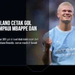 Erling Haaland Cetak Gol ke-300, Lampaui Mbappe dan Ronaldo
