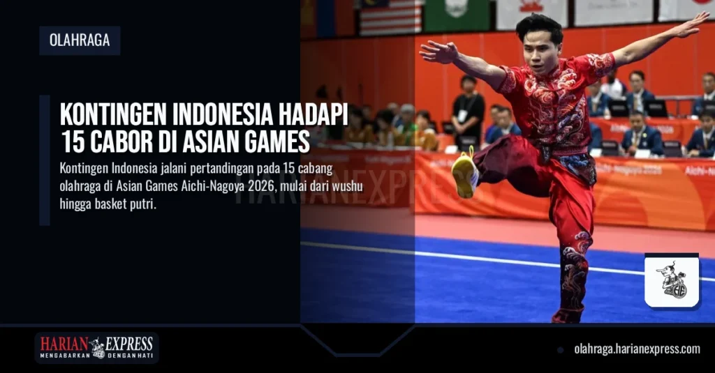 Kontingen Indonesia Hadapi 15 Cabor di Asian Games
