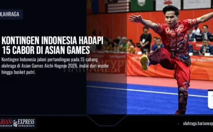 Kontingen Indonesia Hadapi 15 Cabor di Asian Games