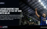 Lautaro Martinez Raih Peringkat Ketiga Top Skor Inter Milan