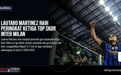 Lautaro Martinez Raih Peringkat Ketiga Top Skor Inter Milan