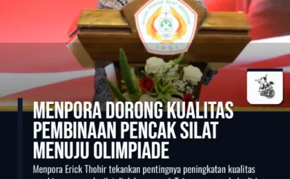 Menpora Dorong Kualitas Pembinaan Pencak Silat Menuju Olimpiade