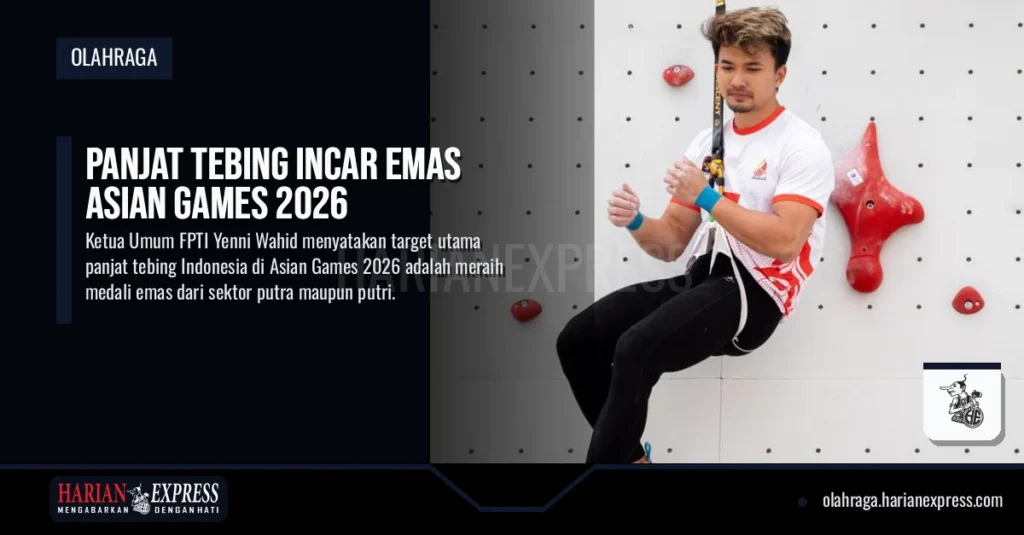 Panjat Tebing Incar Emas Asian Games 2026