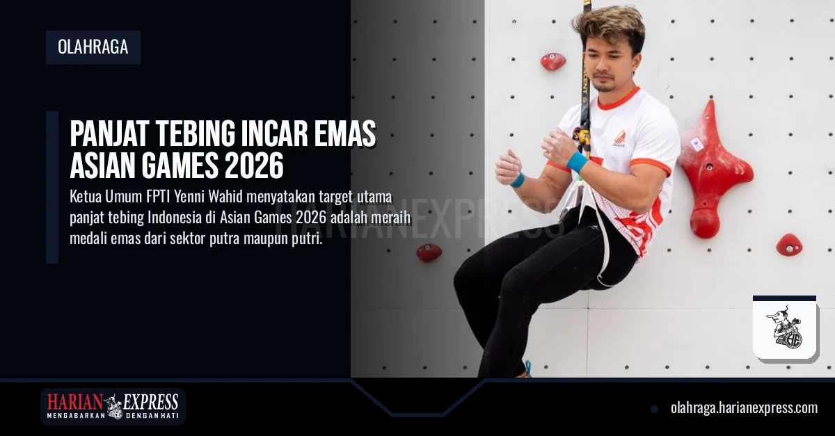 Panjat Tebing Incar Emas Asian Games 2026