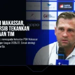 Hadapi PSM Makassar, Pelatih Persib Tekankan Kewaspadaan Tim