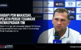Hadapi PSM Makassar, Pelatih Persib Tekankan Kewaspadaan Tim