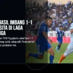 PSIM Raih Hasil Imbang 1-1 Lawan Persita di Laga Pembuka Liga