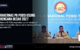 Rakernas PB POBSI Usung Rencana Besar 2027