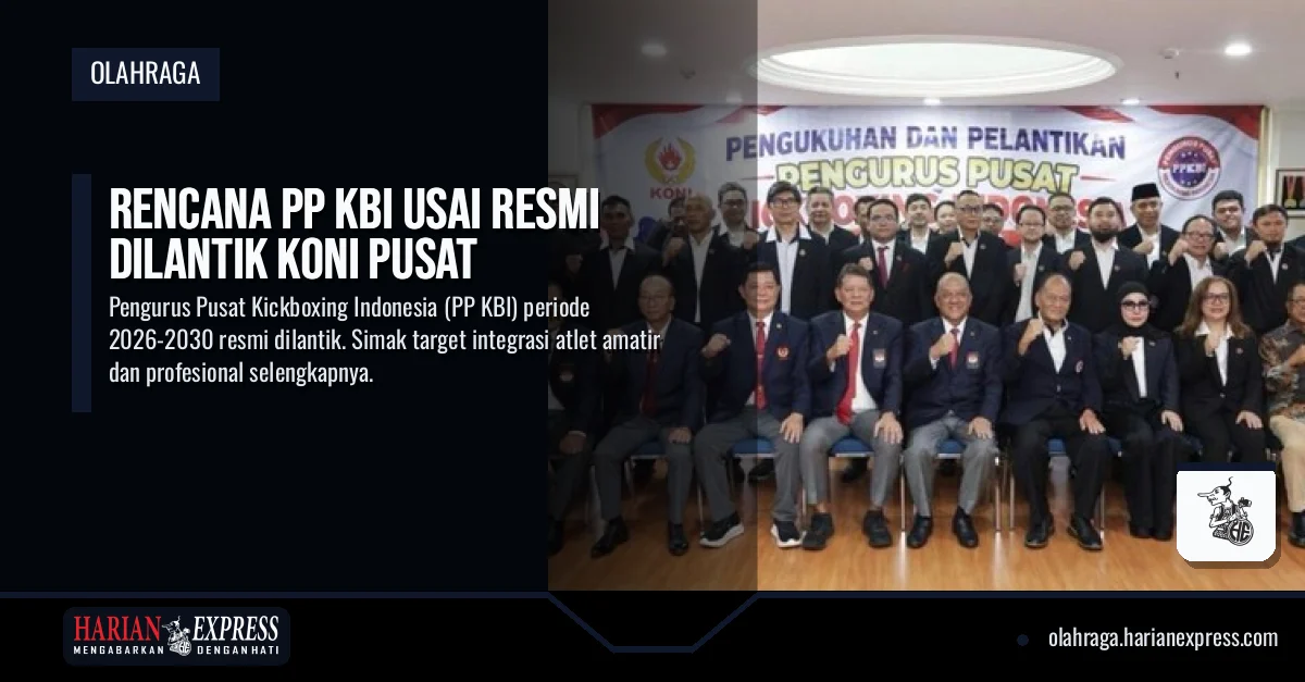 Rencana PP KBI Usai Resmi Dilantik KONI Pusat