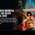 Tim Voli Pantai Indonesia Juara Pul E AVC Beach Continental 2026