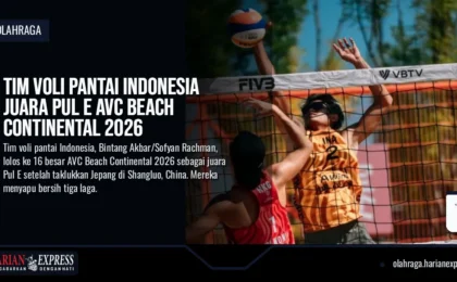 Tim Voli Pantai Indonesia Juara Pul E AVC Beach Continental 2026 Tim Voli Pantai Indonesia Juara Pul E AVC Beach Continental 2026