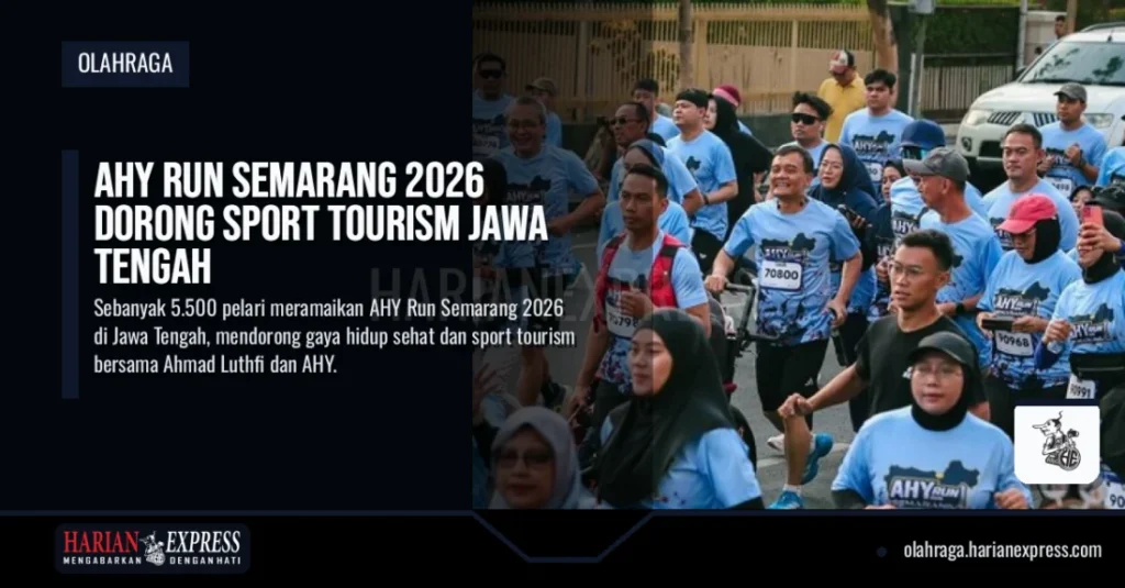 AHY Run Semarang 2026 Dorong Sport Tourism Jawa Tengah