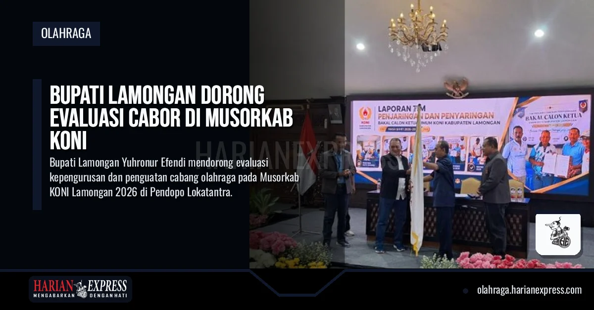 Bupati Lamongan Dorong Evaluasi Cabor di Musorkab KONI