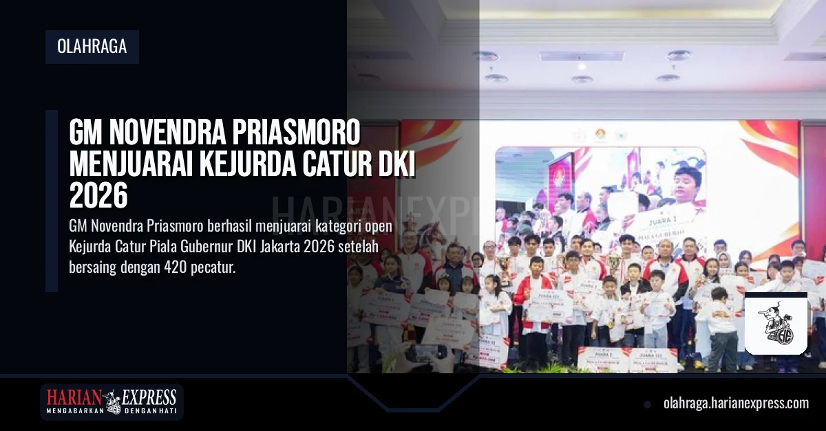 GM Novendra Priasmoro Menjuarai Kejurda Catur DKI 2026