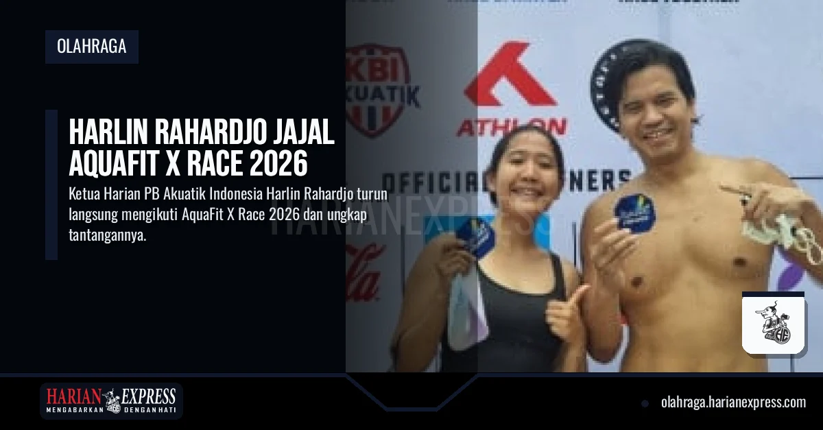 Harlin Rahardjo Jajal AquaFit X Race 2026 Harlin Rahardjo Jajal AquaFit X Race 2026