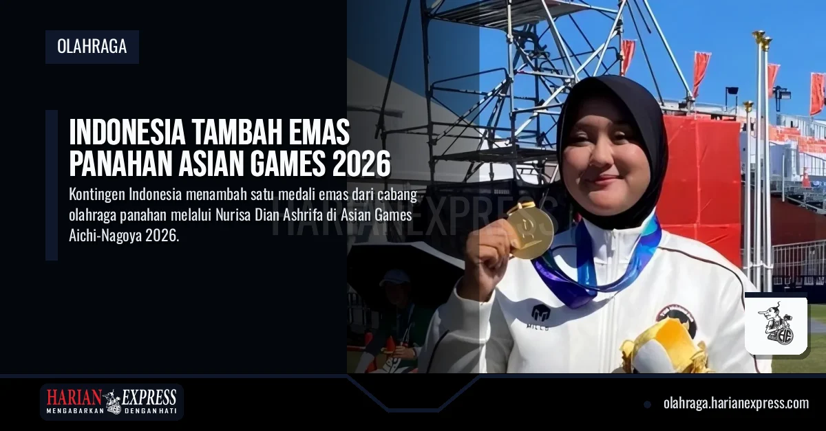 Indonesia Tambah Emas Panahan Asian Games 2026