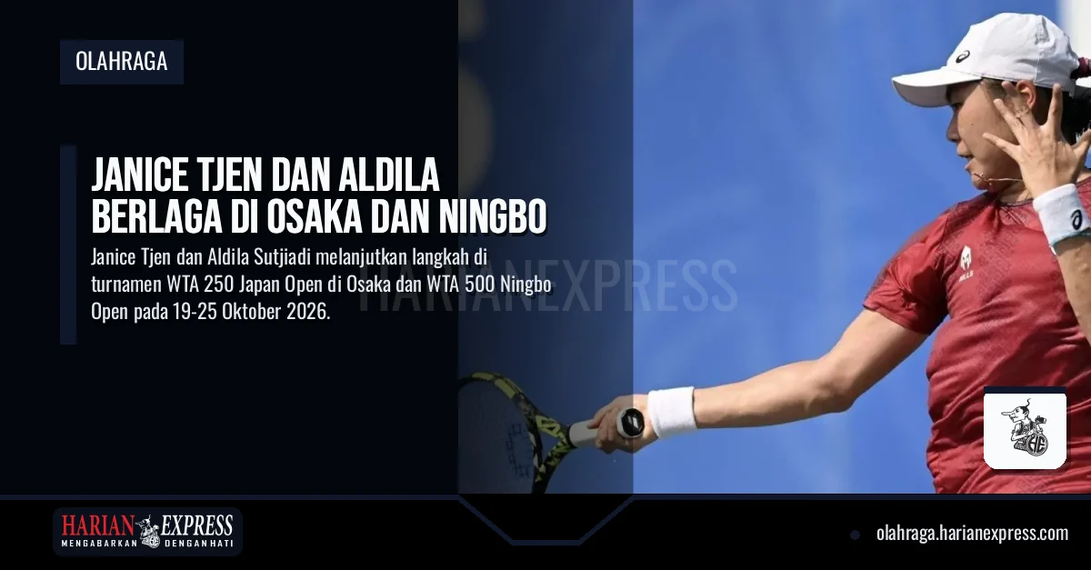 Janice Tjen dan Aldila Berlaga di Osaka dan Ningbo
