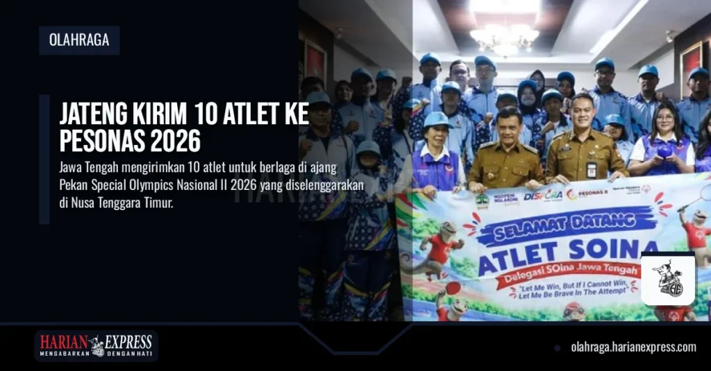 Jateng Kirim 10 Atlet ke Pesonas 2026