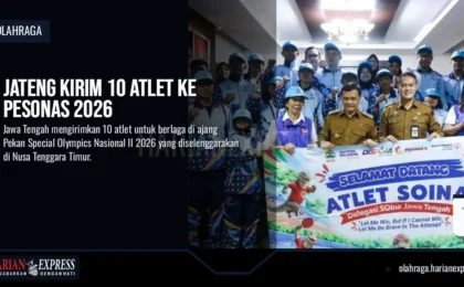 Jateng Kirim 10 Atlet ke Pesonas 2026