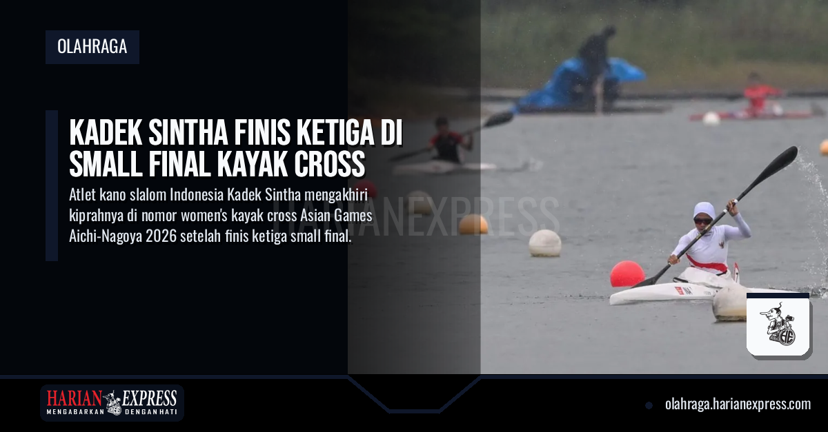 Kadek Sintha Finis Ketiga di Small Final Kayak Cross