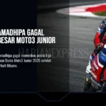 Kiandra Ramadhipa Gagal Finis Tiga Besar Moto3 Junior 2026