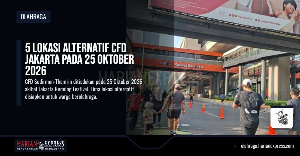 5 Lokasi Alternatif CFD Jakarta Pada 25 Oktober 2026