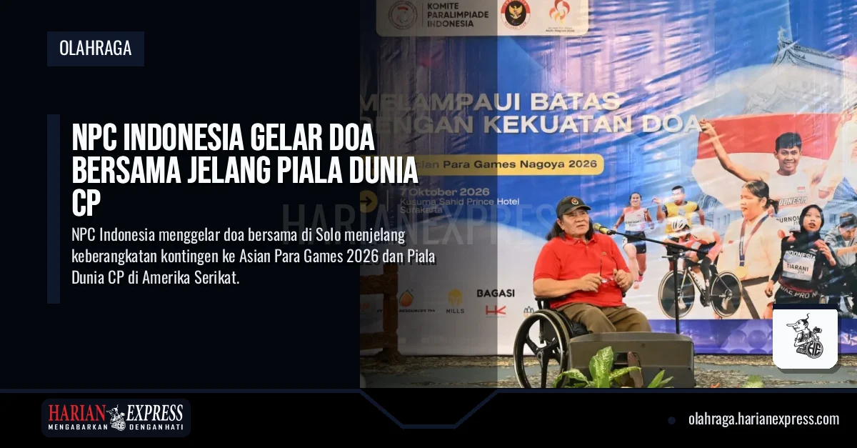 NPC Indonesia Gelar Doa Bersama Jelang Piala Dunia CP