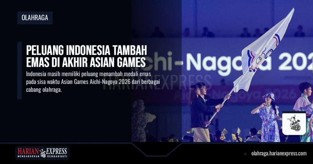 Peluang Indonesia Tambah Emas di Akhir Asian Games
