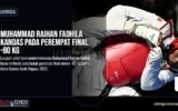 Muhammad Raihan Fadhila Kandas pada Perempat Final -80 Kg