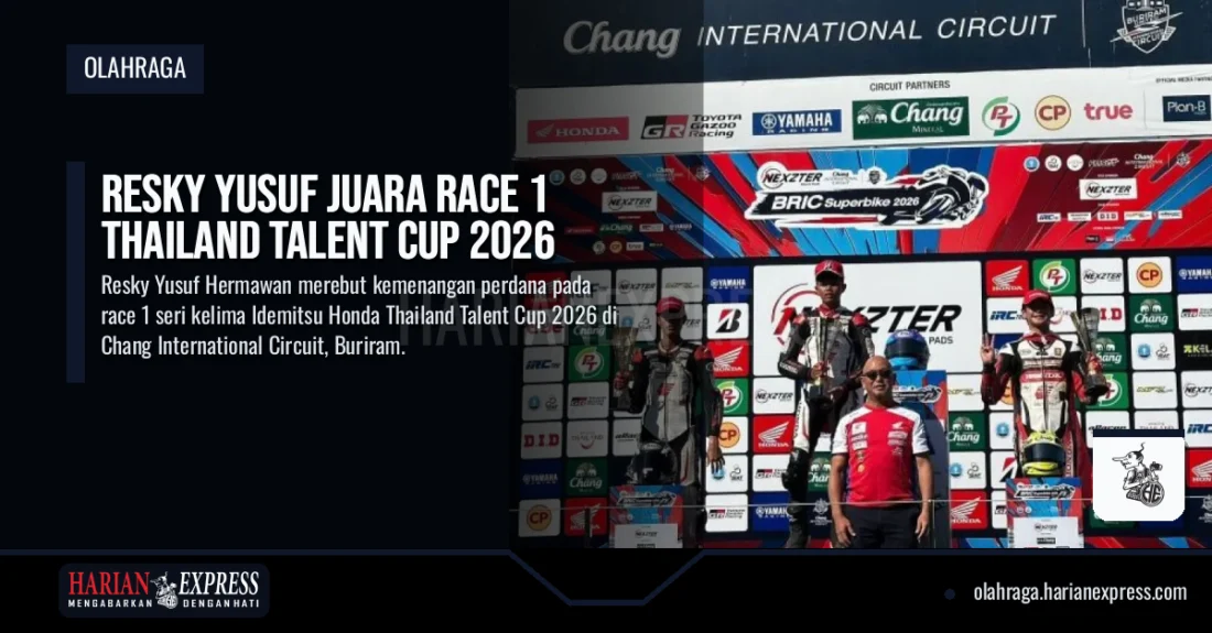 Resky Yusuf Juara Race 1 Thailand Talent Cup 2026