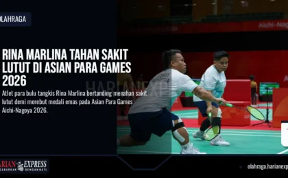 Rina Marlina Tahan Sakit Lutut di Asian Para Games 2026