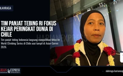 Tim Panjat Tebing RI Fokus Kejar Peringkat Dunia di Chile