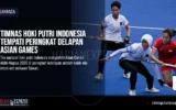 Timnas Hoki Putri Indonesia Tempati Peringkat Delapan Asian Games
