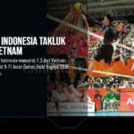 Voli Putra Indonesia Takluk 1-3 dari Vietnam